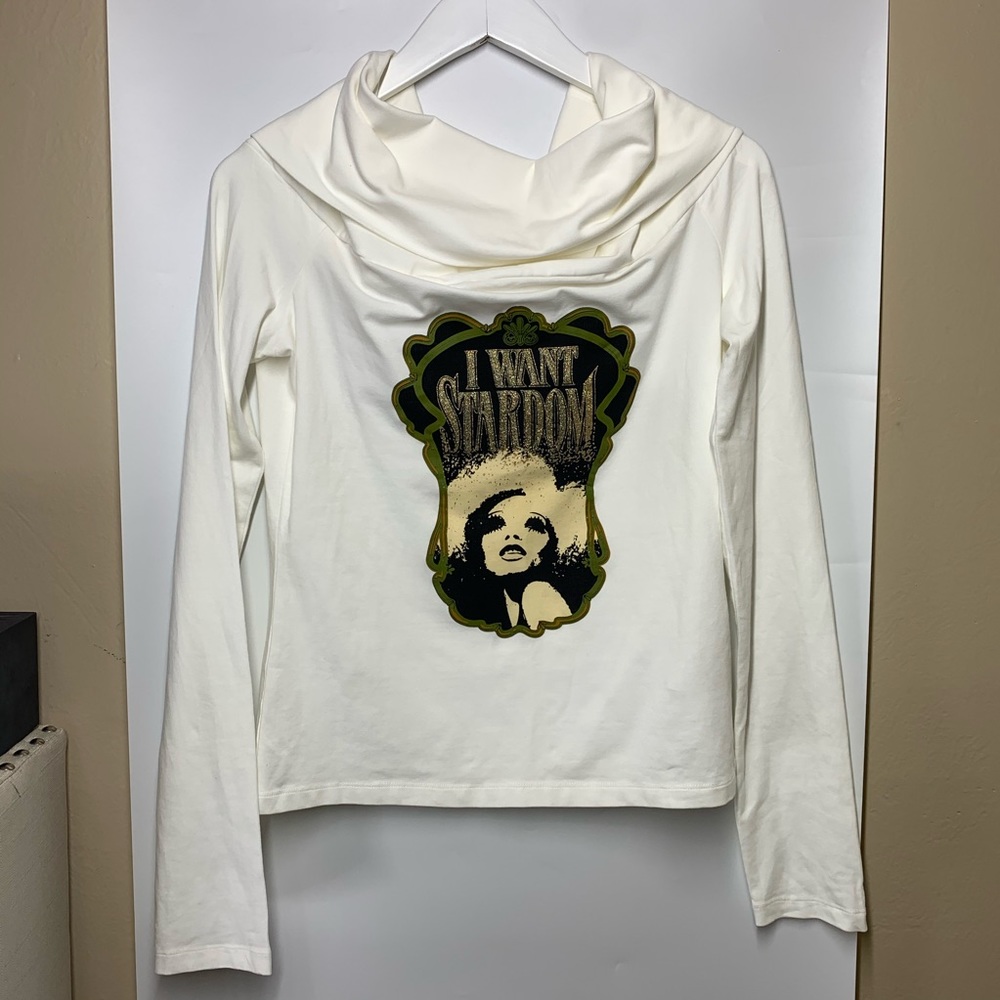 Dolce & Gabbana cowl neck long sleeves shirt